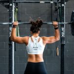 Woman lifting weights