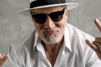 Happy man not having a senior moment